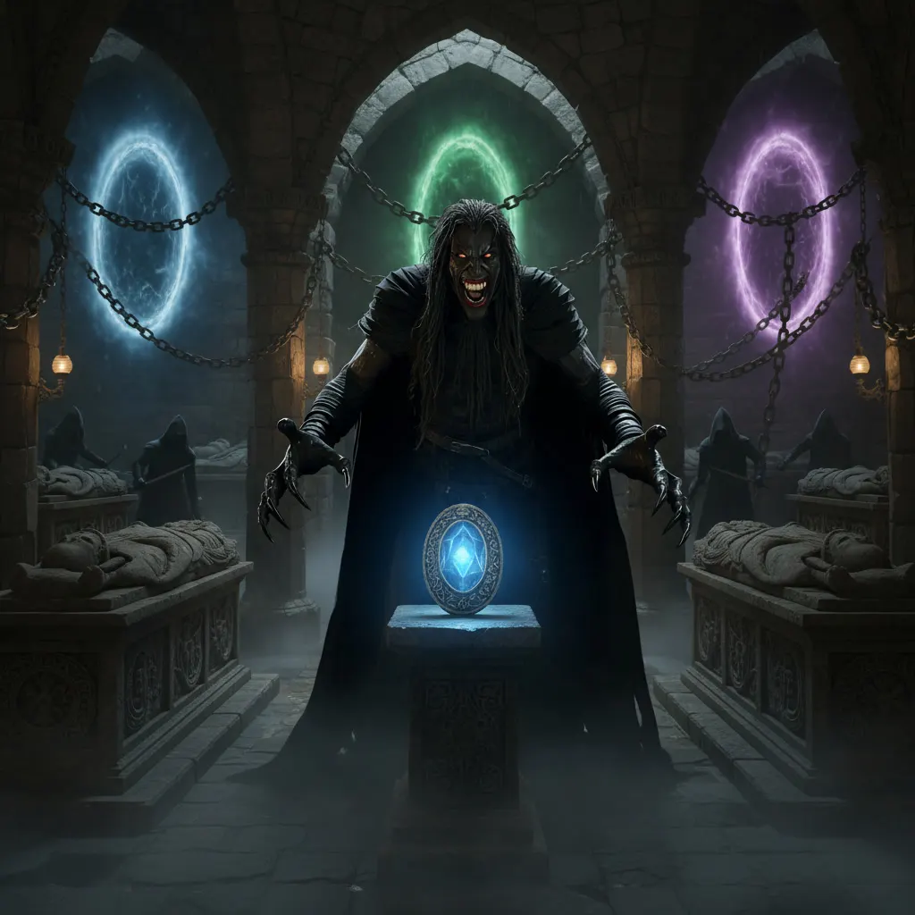 Deep Crypts, The Catacombs, in The Shadow Crown: Frostwynd Chronicles